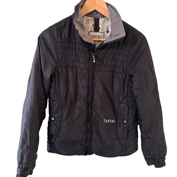 Burton Jacket Womens XS Black Full Zip Snow Ski Outdoors Hiking Designer Fall - Picture 1 of 15